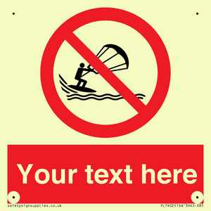 PL7402: Custom No kite surfing