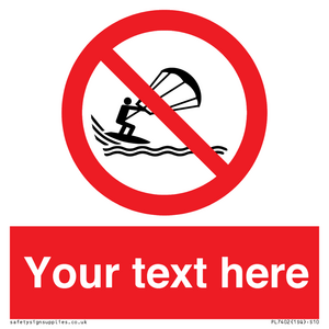 PL7402: Custom No kite surfing