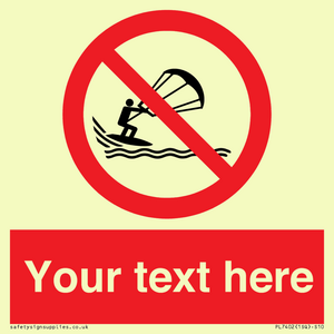 PL7402: Custom No kite surfing