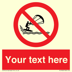 PL7402: Custom No kite surfing