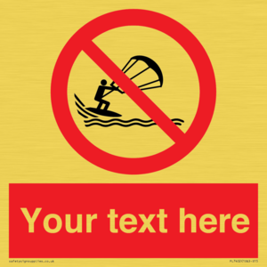 PL7402: Custom No kite surfing