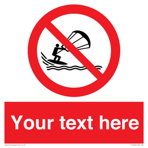 PL7402: Custom No kite surfing