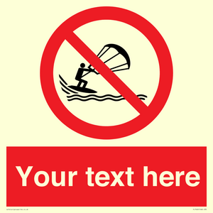 PL7402: Custom No kite surfing