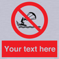PL7402: Custom No kite surfing