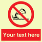 PL7402: Custom No kite surfing