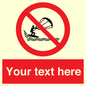 PL7402: Custom No kite surfing