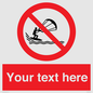 PL7402: Custom No kite surfing