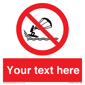 PL7402: Custom No kite surfing