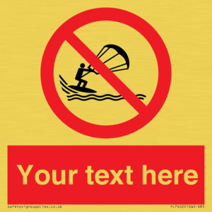 PL7402: Custom No kite surfing