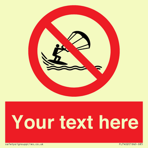 PL7402: Custom No kite surfing