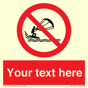 PL7402: Custom No kite surfing