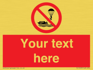 PL7403: Custom No parasailing