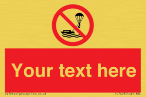 PL7403: Custom No parasailing