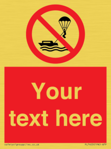 PL7403: Custom No parasailing
