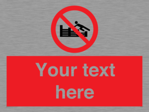 PL7405: Custom No climbing on groynes