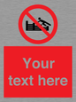 PL7405: Custom No climbing on groynes