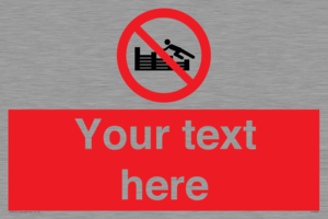 PL7405: Custom No climbing on groynes
