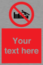 PL7405: Custom No climbing on groynes
