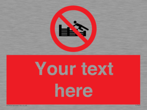 PL7405: Custom No climbing on groynes
