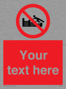 PL7405: Custom No climbing on groynes
