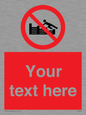 PL7405: Custom No climbing on groynes