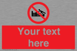 PL7405: Custom No climbing on groynes