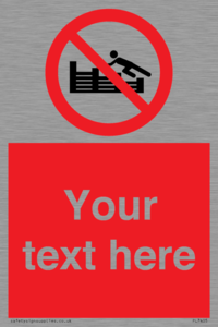PL7405: Custom No climbing on groynes