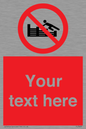 PL7405: Custom No climbing on groynes