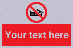 PL7405: Custom No climbing on groynes