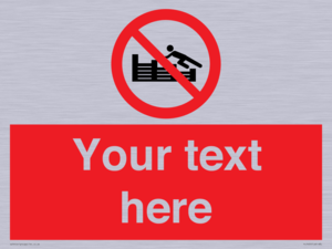PL7405: Custom No climbing on groynes