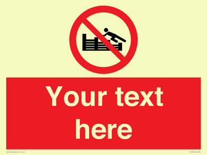 PL7405: Custom No climbing on groynes