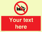 PL7405: Custom No climbing on groynes