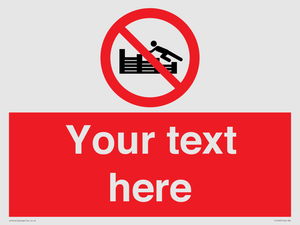 PL7405: Custom No climbing on groynes
