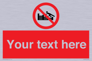 PL7405: Custom No climbing on groynes