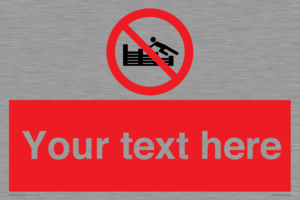 PL7405: Custom No climbing on groynes