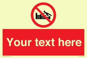 PL7405: Custom No climbing on groynes