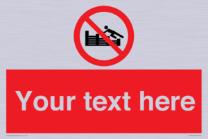 PL7405: Custom No climbing on groynes