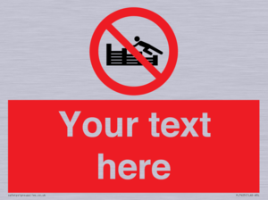 PL7405: Custom No climbing on groynes