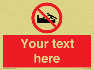 PL7405: Custom No climbing on groynes