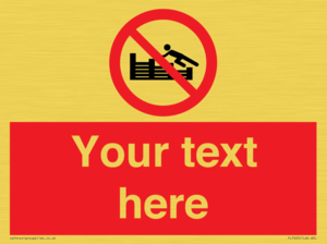 PL7405: Custom No climbing on groynes