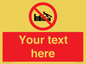PL7405: Custom No climbing on groynes