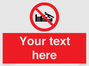 PL7405: Custom No climbing on groynes