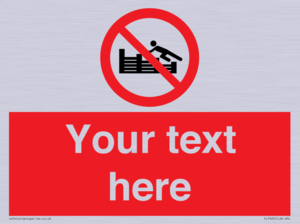 PL7405: Custom No climbing on groynes