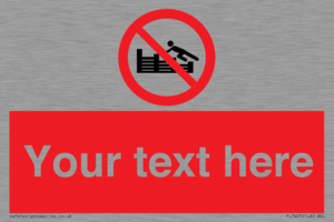 PL7405: Custom No climbing on groynes