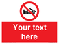 PL7405: Custom No climbing on groynes