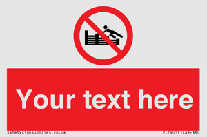 PL7405: Custom No climbing on groynes