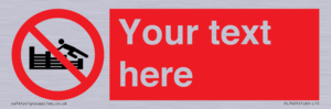 PL7405: Custom No climbing on groynes
