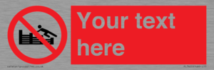 PL7405: Custom No climbing on groynes