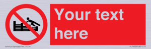 PL7405: Custom No climbing on groynes