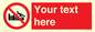 PL7405: Custom No climbing on groynes